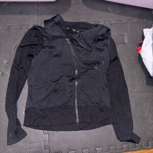 Black Athleta Zip-Up Hoodie